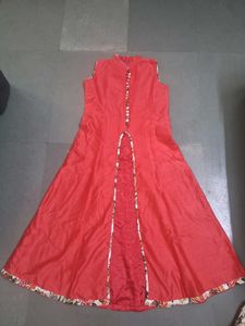 Stunning Red Floral Ethnic Gown