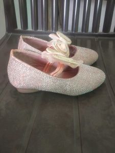 Sparkly Pink Mary Jane Shoes