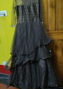 Elegant coffee brown Gown