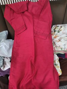 Beautiful Kurti +pant +khadi cotton Duptta Set ❤️