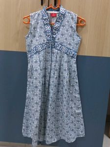 Stylish Blue Printed Kurta