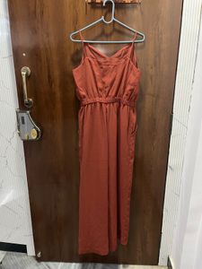 Elegant Rust Jumpsuit