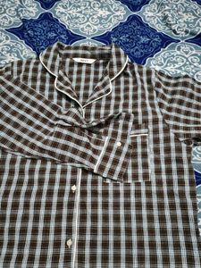 Classic Plaid Pajama Shirt