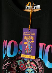 Lord Krishna Cosmic Melodies Printed Tshirt