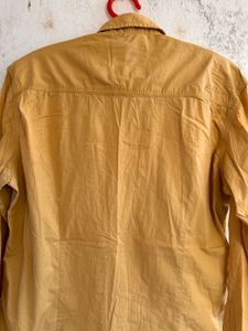Men's Mustard Yellow Long Sleeve Shirt