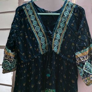 Zudio Kurta with Ethnic Print