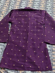 Purple Kurta Set