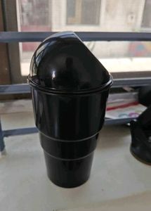 Black Portable Car Trash Can