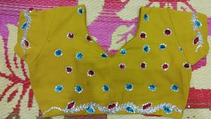 Net Olive Colour Beautiful Saree