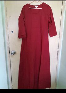 Long Gown Wit Over Coat