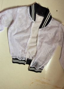 Mesh Bomber Jacket