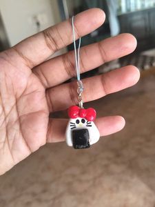 Cute Onigiri Hello Kitty Charm
