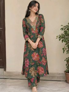 Elegant Floral Kurta Set