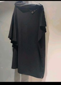 Chic Black Asymmetrical Dress
