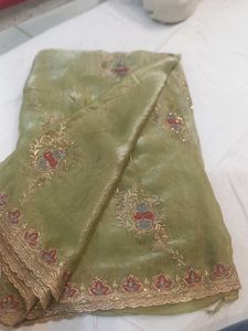 Beautifully Embellished Saree