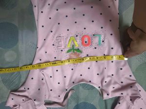 Cute Pink Polka Dot Top for 7-9 years girl