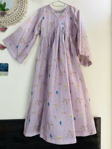 Pastal shade alia cut frock suit & Farshi salwar