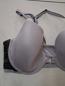 36D Comfortable Lace Trimmed Bra
