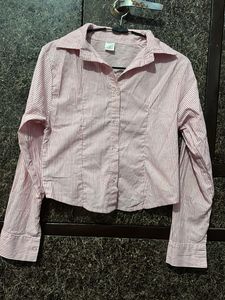 Classic Striped Button-Up Shirt