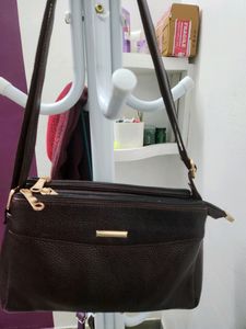 Teakwood  Leather  Sling bag