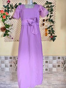 Lavender Gown for Small Size 30"-32"