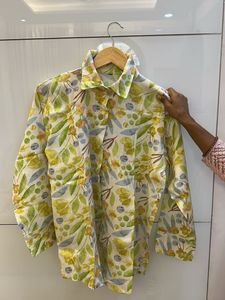 Floral Print Button-Up Shirt