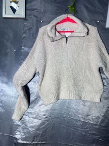 Holister Cozy Quarter Zip Pullover