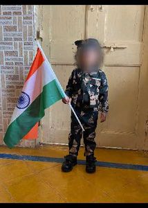 Cute Baby Army Print Outfit