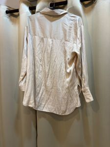 Elegant Satin Button-Up Shirt