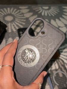 Stylish Lion Emblem iPhone 16 Case