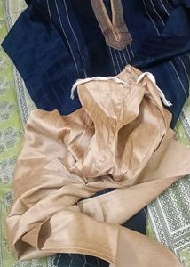 Elegant Navy Blue Kurta Set
