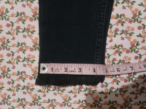 Black High-Waisted Ripped Jeans