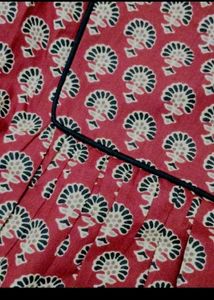 Maroon Printed Kurti