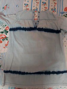 Embroidered Tie-Dye Kurta