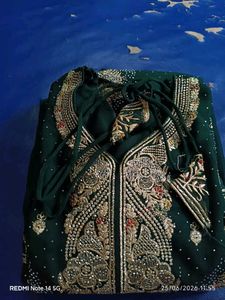 Brand new heavy embroidery kurta plazo dupatta set
