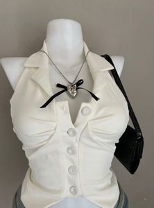 Chic White Halter Neck Top