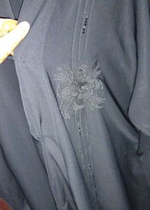 Elegant Classic Black Abaya with Minimal Detailing