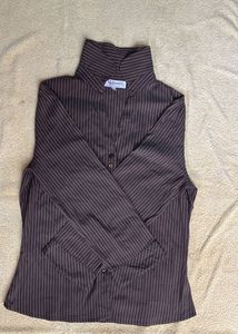 Striped Brown Shirt