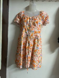 Chic Floral Print Mini Dress