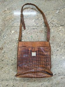 Vintage Paco Rabanne Croc Embossed Bag