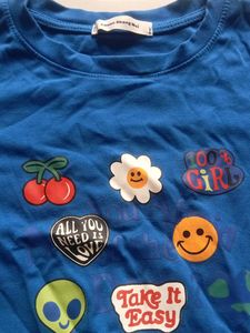 Blue Graphic T-Shirt