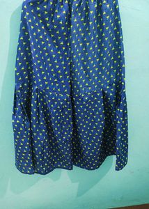 Green &amp; Blue Ethnic Kurta Set with Dupatta
