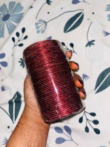 Set of Red Metal Bangles