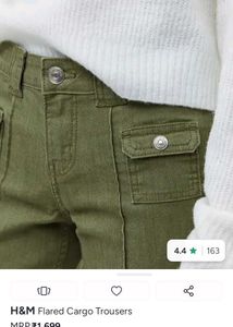 H&amp;M Flared Cargo Trousers