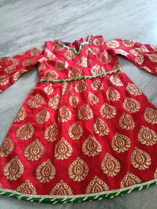 blouses Beautiful Red & Gold Ethnic