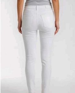 Classic Denim White Jeans