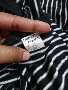 Classic Black &amp; White Striped T-Shirt
