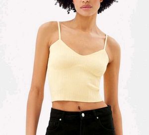 Bershka Butter Yellow Top