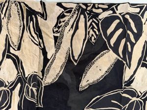 Elegant Black Floral Print Saree