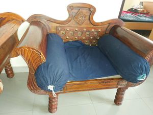 Rajwaada Sofa Set Of 2 And A Table